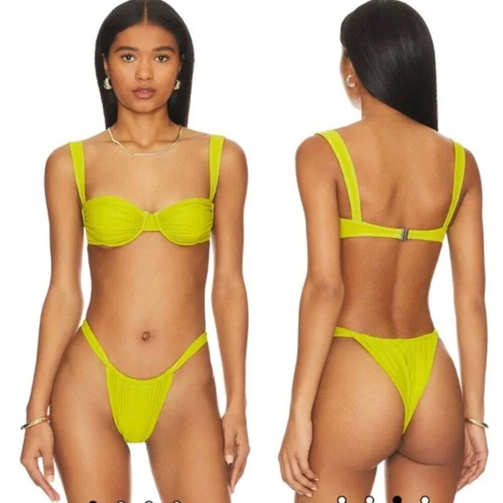 Belle The Label - Bikini Bare Bottom Size Small in Pear